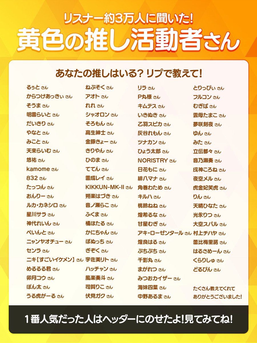 Ariwo_96yme's tweet photo. 推し見つけた人挙手💛🙋‍♂️🙋🏼‍♀️︎ https://t.co/UNcwoSNNiX