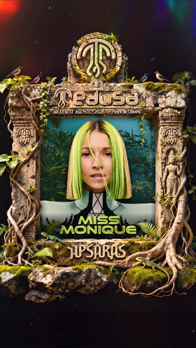 Miss Monique se suma al cartel de Medusa Festival 💥 Y para celebrarlo...¡𝐒𝐎𝐑𝐓𝐄𝐀𝐌𝐎𝐒 𝟐 𝐀𝐁𝐎𝐍𝐎𝐒 𝐆𝐄𝐍𝐄𝐑𝐀𝐋𝐄𝐒! 𝐏𝐚𝐫𝐚 𝐩𝐚𝐫𝐭𝐢𝐜𝐢𝐩𝐚𝐫 𝐞𝐧 𝐞𝐥 𝐬𝐨𝐫𝐭𝐞𝐨:     

Síguenos @medusa_festival y haz RT. Anunciaremos ganadores el 19/12. Suerte!
