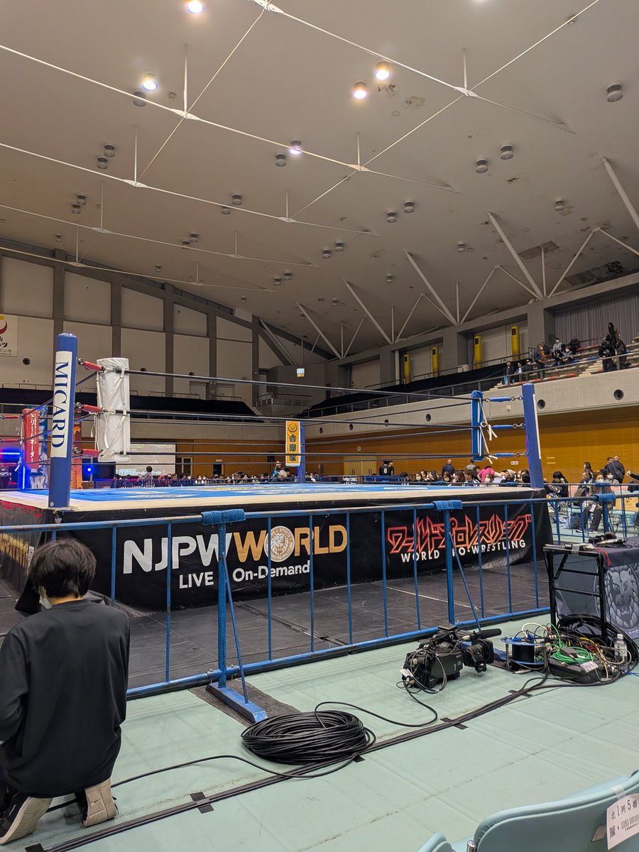 今日はここから🫶
今年最後のプロレス観戦📢
楽しみます👍