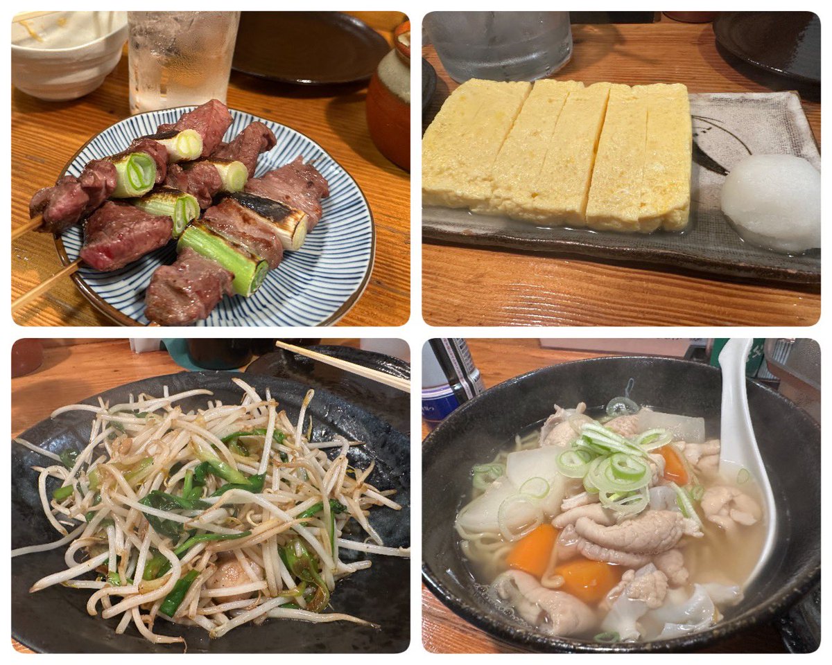 BJ_mt222's tweet photo. 千葉 鴨川
焼鳥 守屋
やきとり
たまご焼き
肉野菜炒め
白モツ煮😋 https://t.co/ij6Tj4UW9G