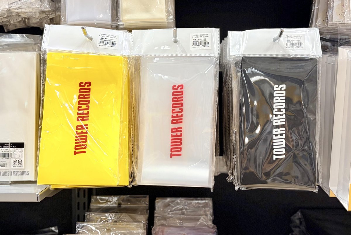 タワレコ推し活】 『TOWER RECORDS チケットファイル 』 再入荷しま