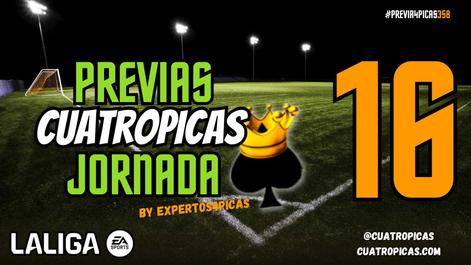 🎄🐪🎄

Belén y árbol puestos ✅vamos con el Fantasy, ya está aquí la Previa de la Jornada 16 🔥🔥

La mejor previa 🚦 de los mejores expertos 👨🏻‍💻👨🏻‍💻 en <a href="/cuatropicas/">Cuatro Picas ♠️</a> !! 🤩

Cronistas 📊 11 probables 🎯 Recomendados 🔝

Gana 🏆 tu liga con nuestra ayuda 🤓👇🏻

cuatropicas.com/2025/12/12/pre…