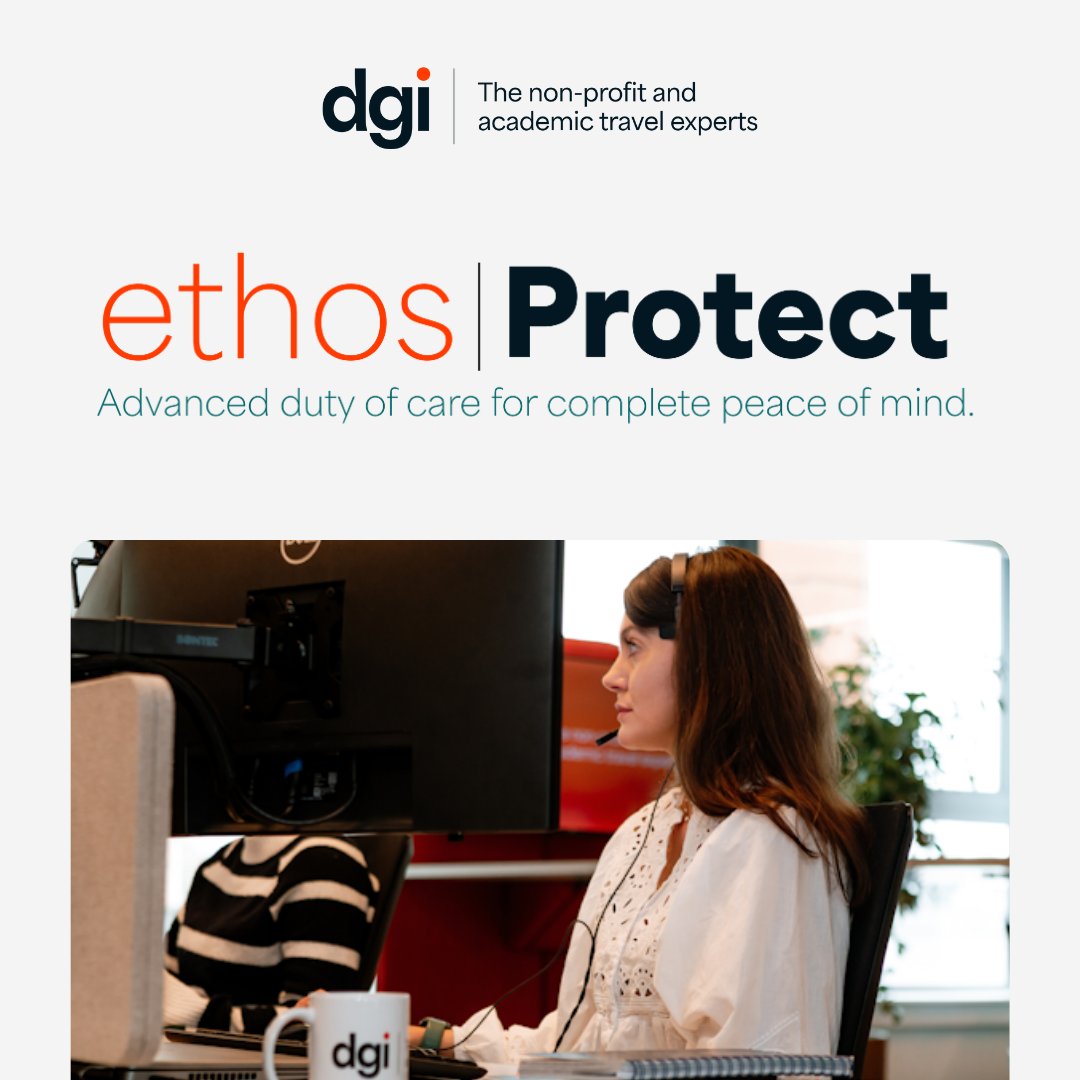 ethosProtect is our advanced service ensuring traveller safety with live tracking, geo-alerts, emergency protocols, and 24/7 support. 

Key benefits:
✓ Live tracking
✓ Emergency support
✓ Geo-alerts

More: ow.ly/SOFk50XBhes

#DGI #TravelSafety #BusinessTravel