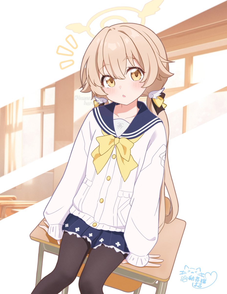 ブルアカ #BlueArchive 阿慈谷ヒフミ 描いてみました✨