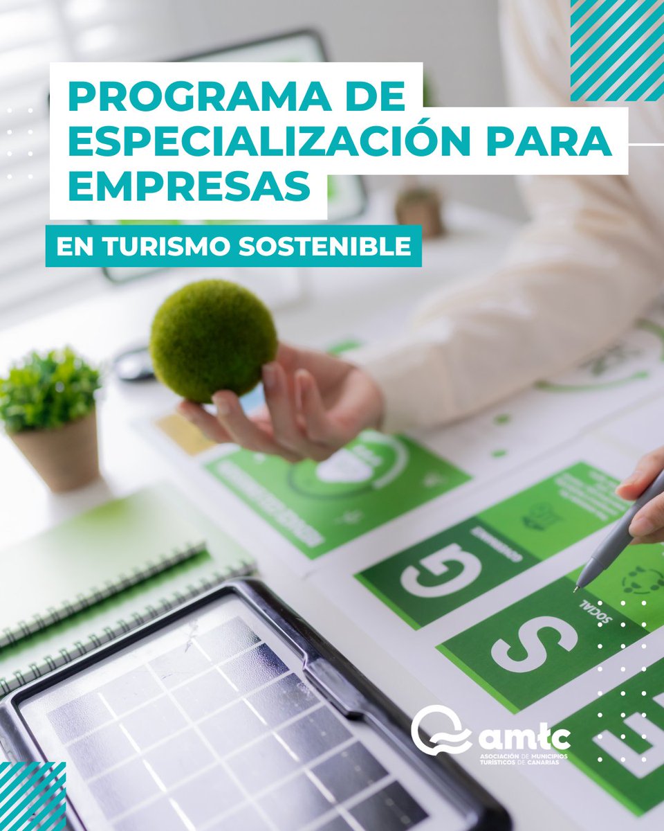 AmtCanarias's tweet photo. 🌿El Programa para Empresas en Turismo Responsable del proyecto #SoyCanaryGreen les acompaña en su transición hacia modelos más sostenibles.

✔️ Acceder a talleres online 
✔️ Recibir microformaciones gratuitas
✔️Obtener el distintivo «Soy Canary Green»

👉 https://t.co/guKhkBX5vl https://t.co/u4LSv5fo9J