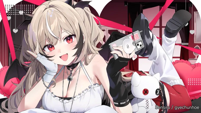 【お仕事告知】 この度V-tuber '계춘회'様の新衣装デザインを担当させていただきました! よろしくお願いいたします