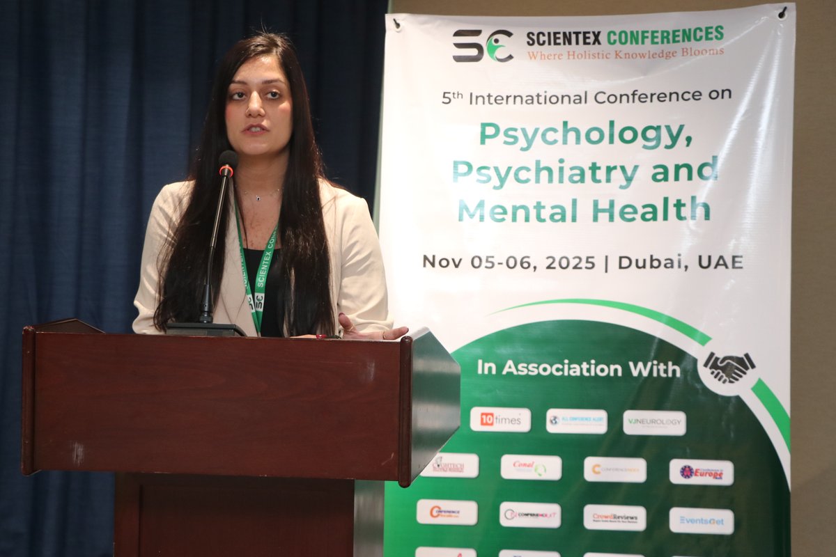 scientexevents's tweet photo. On behalf of the Committee of 5th International Conference on Psychology and Mental Health, held on November 5–6, 2025 in Dubai, UAE, we extend our sincere gratitude to all the distinguished speakers who made this event truly impactful.

#ScientexConference #MentalHealthCongress https://t.co/Ez9vAxjulM