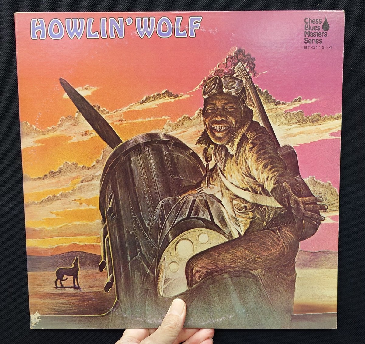 レコード　ハウリンウルフ　US盤　LP　2枚組　送料込み 本店2F飛行機ジャケ新入荷】'76年に発売されたハウリン・ウルフの2LP