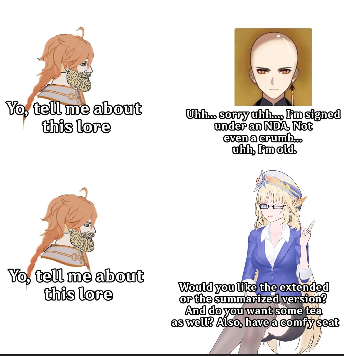 Teyvat Tabloid ⚡ LORE & MEMES ⚡ tweet media