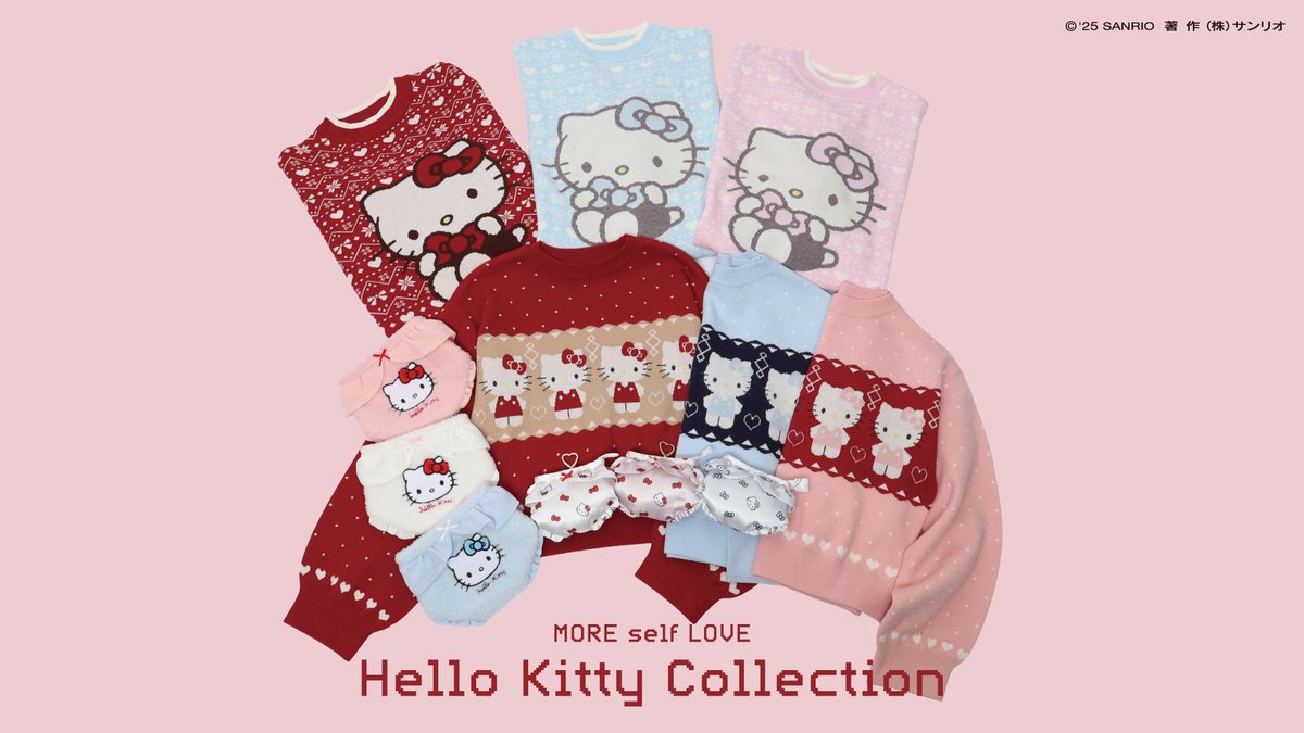 ⚠️コラボ商品📣🆕／ MORE self LOVE（モアセルフラブ）×ハローキティ