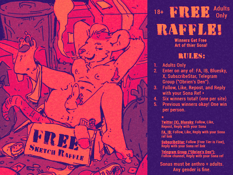 Obrien 🐾 (M/M Adult Furry Artist) tweet media