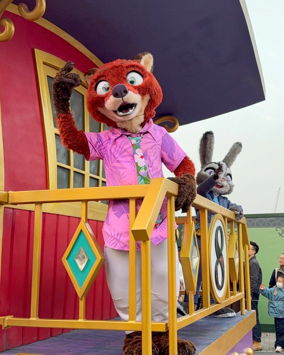 いま、上海ディズニーで会える ニックとジュディ🐰🦊 4種類の