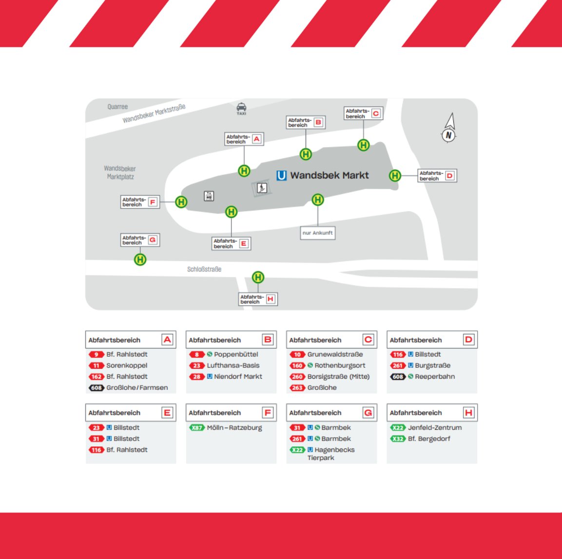 hochbahn's tweet photo. Moin nach #Hamburg Wandsbek! Mit dem Fahrplanwechsel ab So (14.12.) organisieren wir die Abfahrtbereiche der Busanlage Wandsbek Markt neu. Damit machen wir u.a. Platz für die größeren Gelenkbusse, die dann auf der Linie 23 fahren. 

Für die genauen Wege checkt die #hvvswitch-App! https://t.co/No1D2vScHX