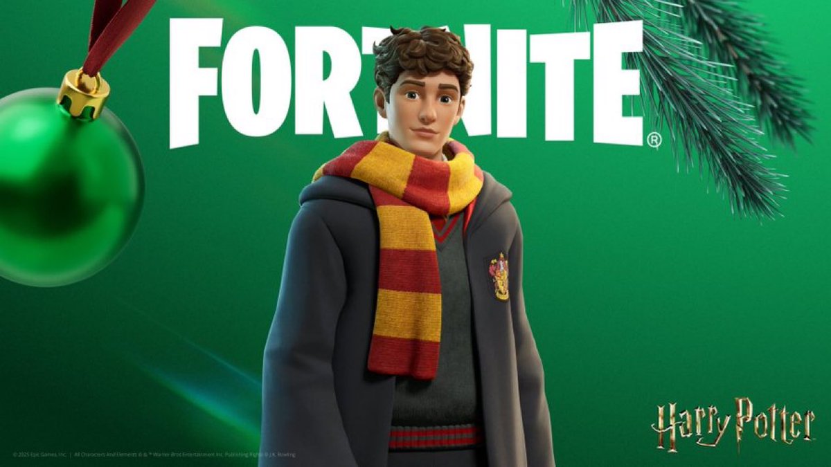 First look at the Harry Potter skin in Fortnite

Coming later this month during Winterfest