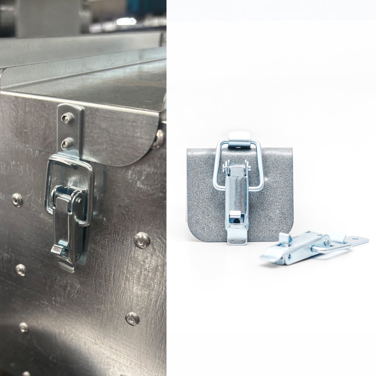 GmbhGoebel's tweet image. GOEBEL offers a wide range of #latches for various applications in aluminium, steel and stainless steel. A common application for GOEBEL #toggles is the #insulation industry. The Small toggle 0/40 F is equipped with a additional spring, flat base and hook.

#GoGOEBEL #insulation