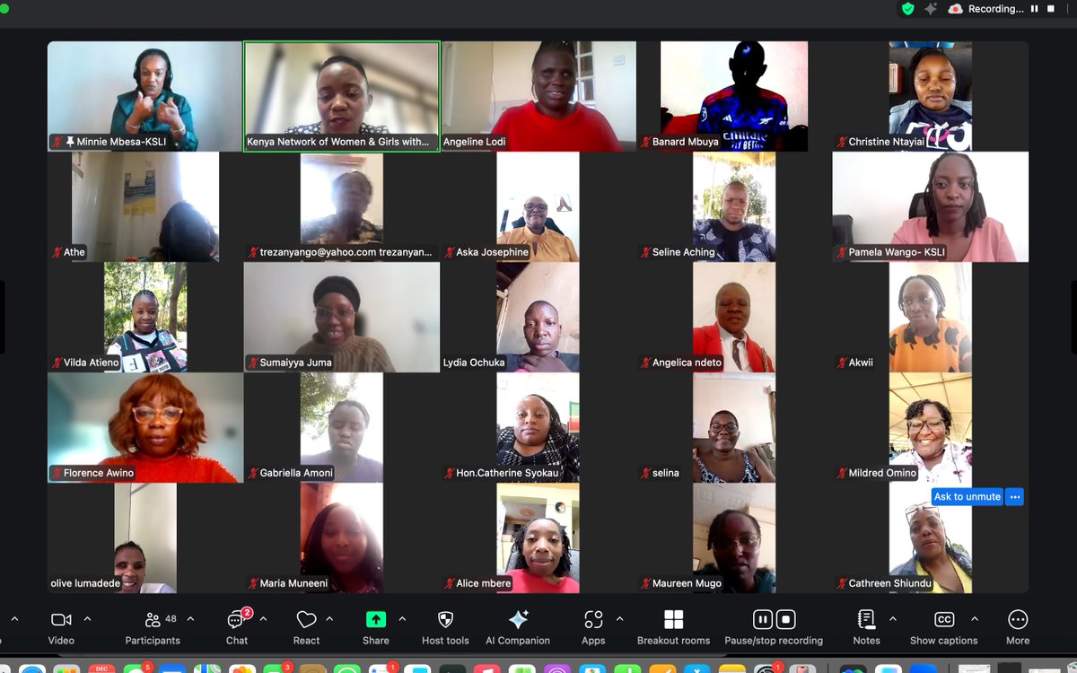 Kenya Network of Women & Girls with Disabilities tweet media