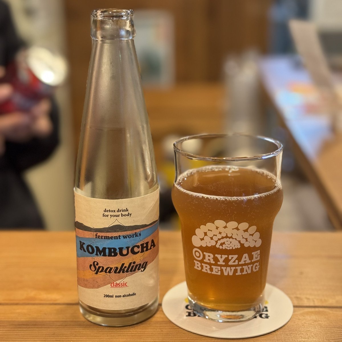 k97025's tweet photo. #craftkombucha
#FermentWorks
#NoneAlcoholKombucha
#KombuchaSparkling
#DrinkLocalCraftKombucha https://t.co/R5bCvyRl0z