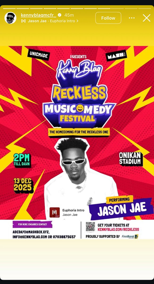 Adababy300's tweet photo. Are you ready? 😎😎

JASONJAE x RECKLESS MUSIC FESTIVAL
JASON JAE THE STAR
#JasonJae 
#JasonJaeTheArtiste https://t.co/fqUuzknQP1