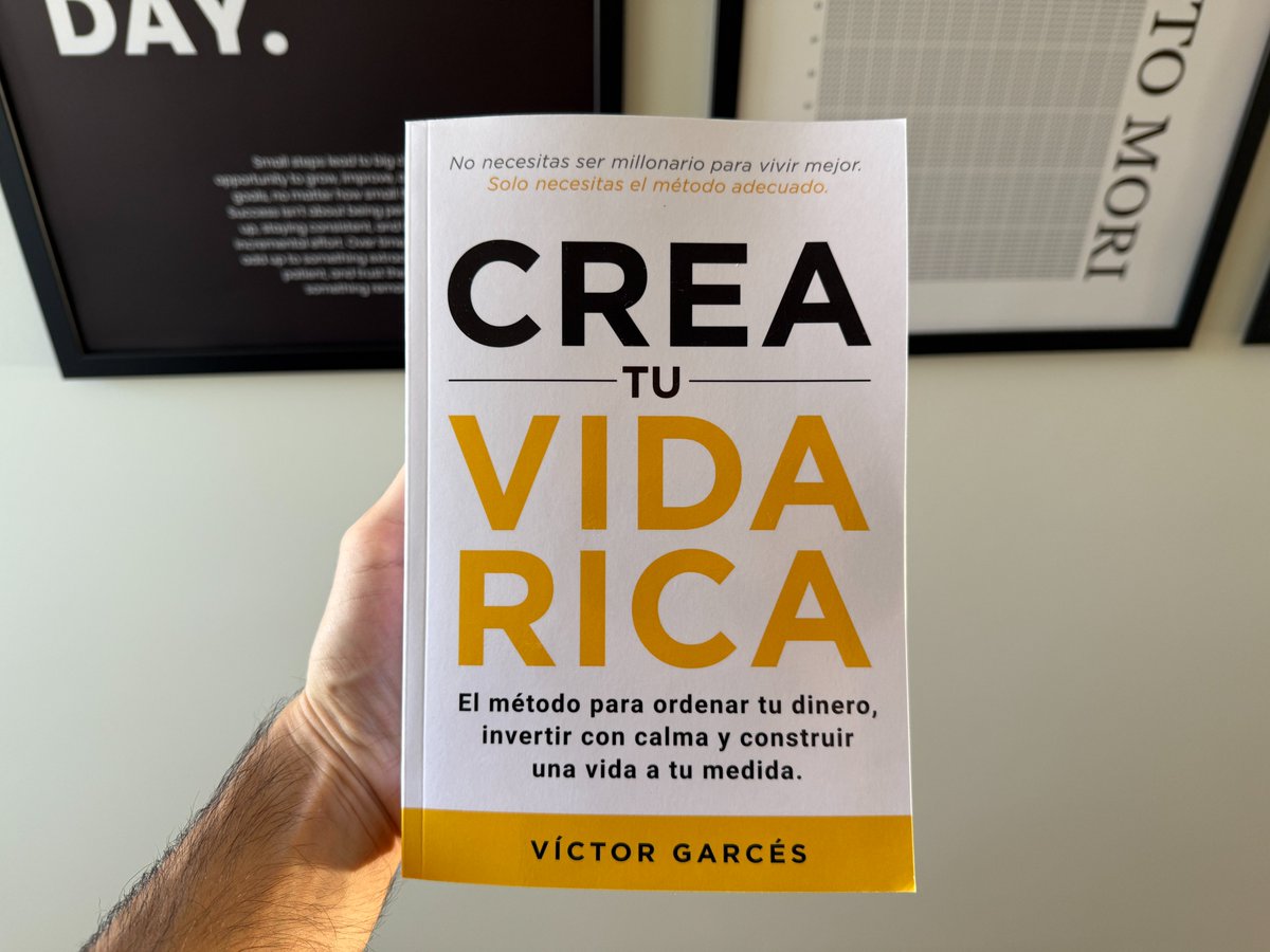 🎁 ¡SORTEO! 🎁

Con excusa del lanzamiento de CREA TU VIDA RICA, voy a sortear 3 ediciones del libro en físico, a 3 seguidores.

Para participar:
1. Dale Like y RT a este tweet
2. Menciona a un amigo en comentarios

Ganadores en 48h