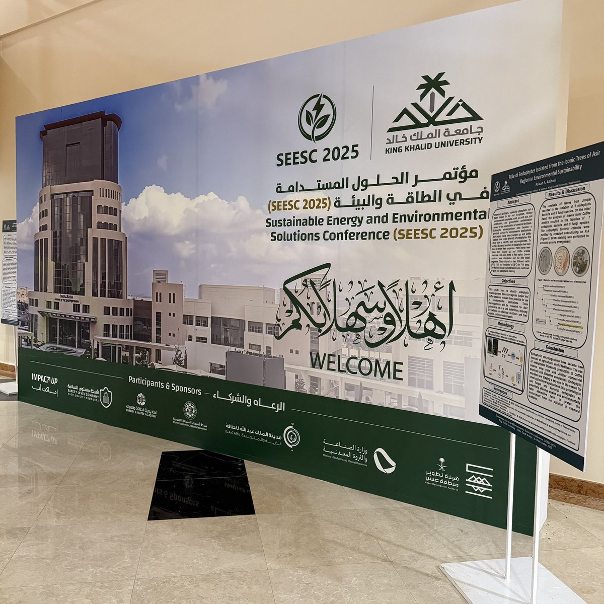 h_roony888's tweet photo. الحمد لله دائمًا وأبدًا…
تُوّج ملصقي العلمي ليكون أفضل بوستر في المؤتمر وذلك ضمن مؤتمر الحلول المستدامة للطاقة والبيئة
 #SEESC2025_KKU https://t.co/vBcAdOK5L0