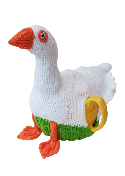 TeaCosyFolk's tweet photo. Add a touch of farmhouse charm with the White Embden Goose Tea Cosy 🪿🫖 A quirky knit to keep your brew warm. Ready Knitted cosy available for posting https://t.co/8jXJNKPT84 #TeaCosyFolk #knit #KnittingPattern #Knitting #Handmade #GooseCosy #TeaCosy #goosemas #tealovers https://t.co/kBWyqcoBMf