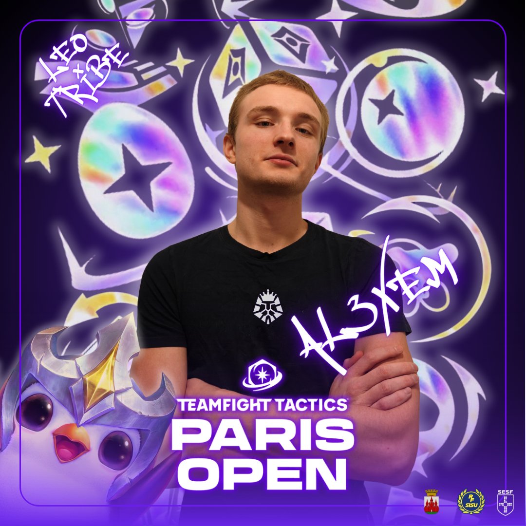 Today our player <a href="/TFT_AL3XEM/">AL3XEM</a> is going to the <a href="/TFT/">Teamfight Tactics</a> Open Paris tournament!

We wish him the best of luck, let's cheer him on as he competes against some of the best! 💜🔥