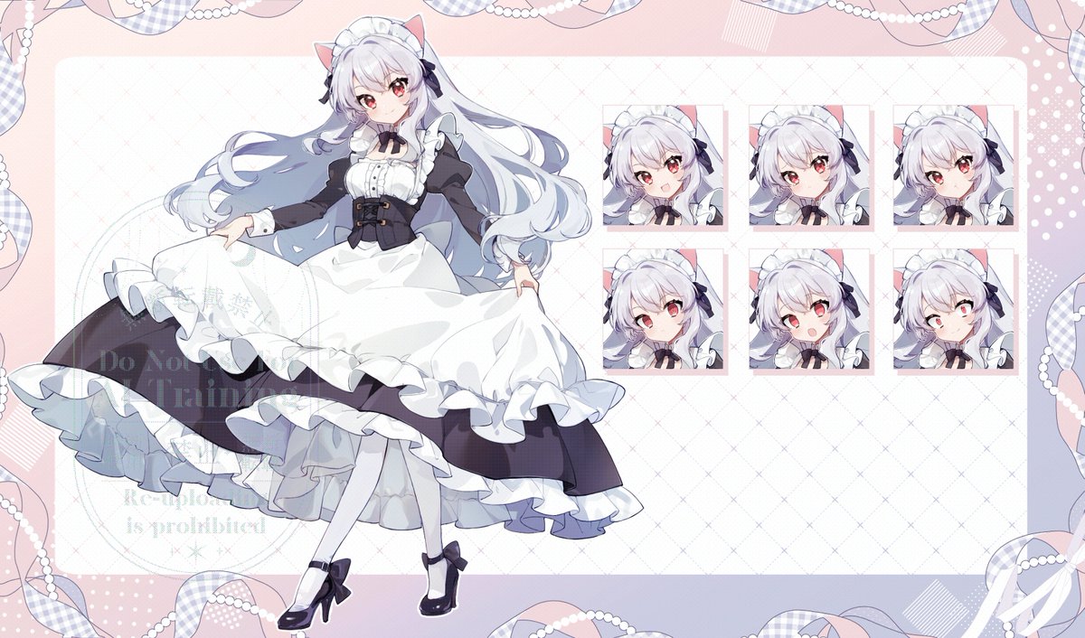 リアちゃんのメイド服、とっても清楚で素敵です(ꕤ,,•ᴗ•,,) 私も