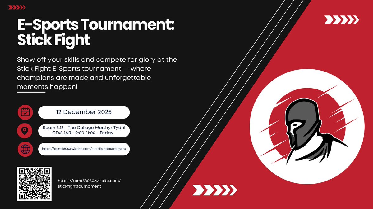 TydfilTytans's tweet photo. One of our level 3 Esports learners, Dan, will be going live very soon over at https://t.co/DecVFagI6s to broadcast his Stick Fight tournament in aid of @MindCharity!

We'll see you over on Twitch! You don't want to miss this! 🎮 https://t.co/W0QTKb0Nbc
