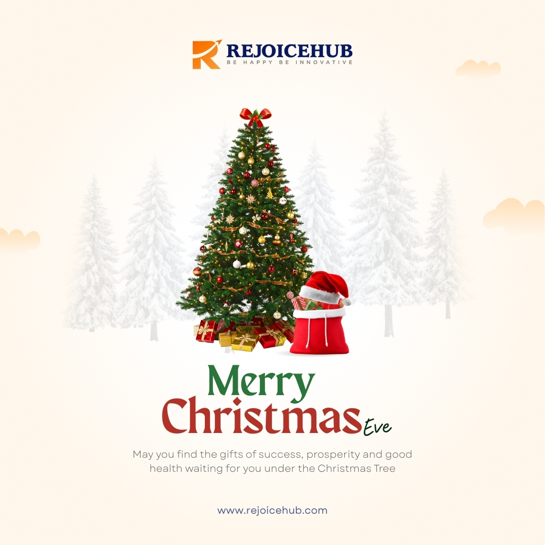 Rejoicehub's tweet image. Merry Christmas Eve! 🎅✨

Wishing everyone warmth, joy, and magical moments tonight. 🎄🎁❤️
.
.
.
#rejoicehubllp #MerryChristmasEve #ChristmasSpirit #FestiveSeason #JoyfulMoments #ChristmasVibes