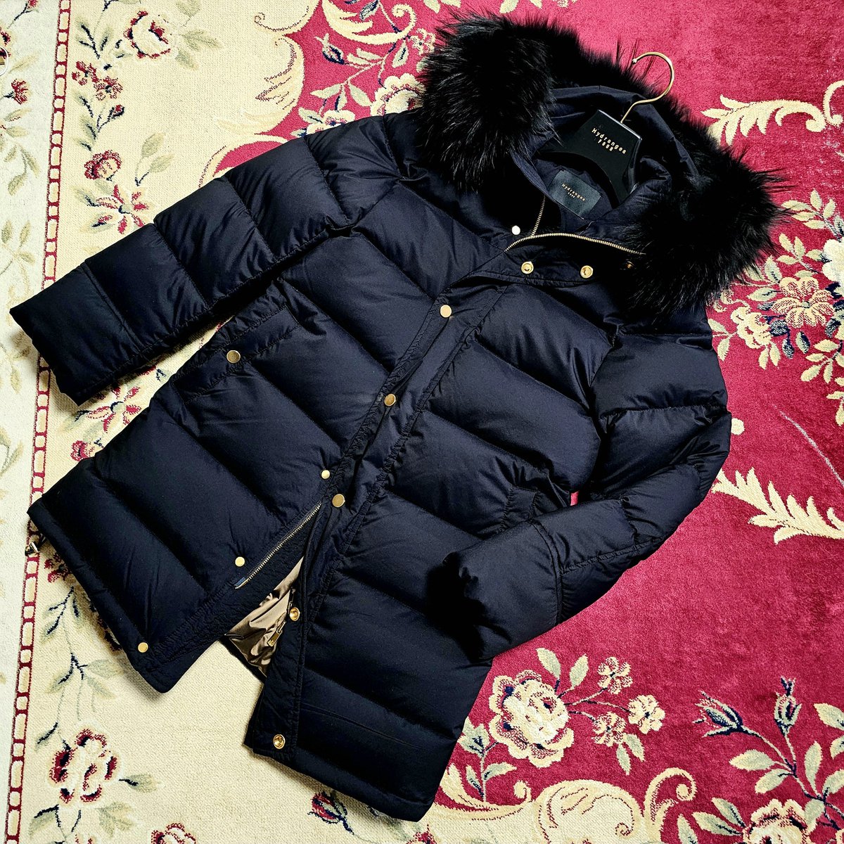 INORANさんの来たよ♫ Four Hydrangea Down Jacket 試着した時と変わら