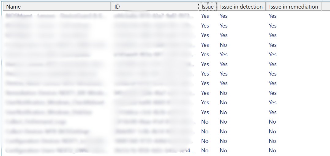 syst_and_deploy's tweet photo. 💡 List all Intune remediation scripts containing Invoke-WebRequest without UseBasicParsing (CVE-2025-54100)

#MEMPowered #MSIntune @Hoorge 

https://t.co/Vg46hEFyRc https://t.co/KXhxzottHX
