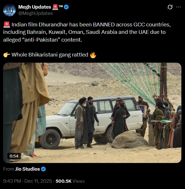 mikejava85's tweet image. Middle eastre countries block all the spy and political movies , they even blocked Salman Khan&apos;s Tiger-3