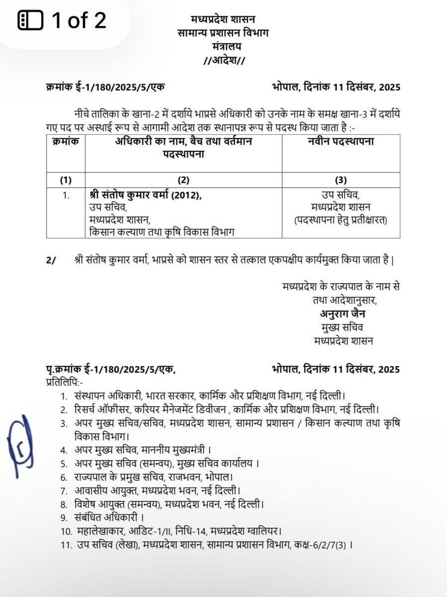 Vijayluffy_943's tweet photo. आरक्षण के लिए लड़ने वाले अपनी नौकरी दाव पर लगाने वाले, IAS संतोष वर्मा जी को आप सभी सपोर्ट करें,

💥 मनुवादियों की हार होगी, संतोष वर्मा की धांसू जीत होगी!
IAS संतोष वर्मा जी जिंदाबाद 🔥🔥🔥
#IstandwithSantoshVarma https://t.co/Uj985npVBQ