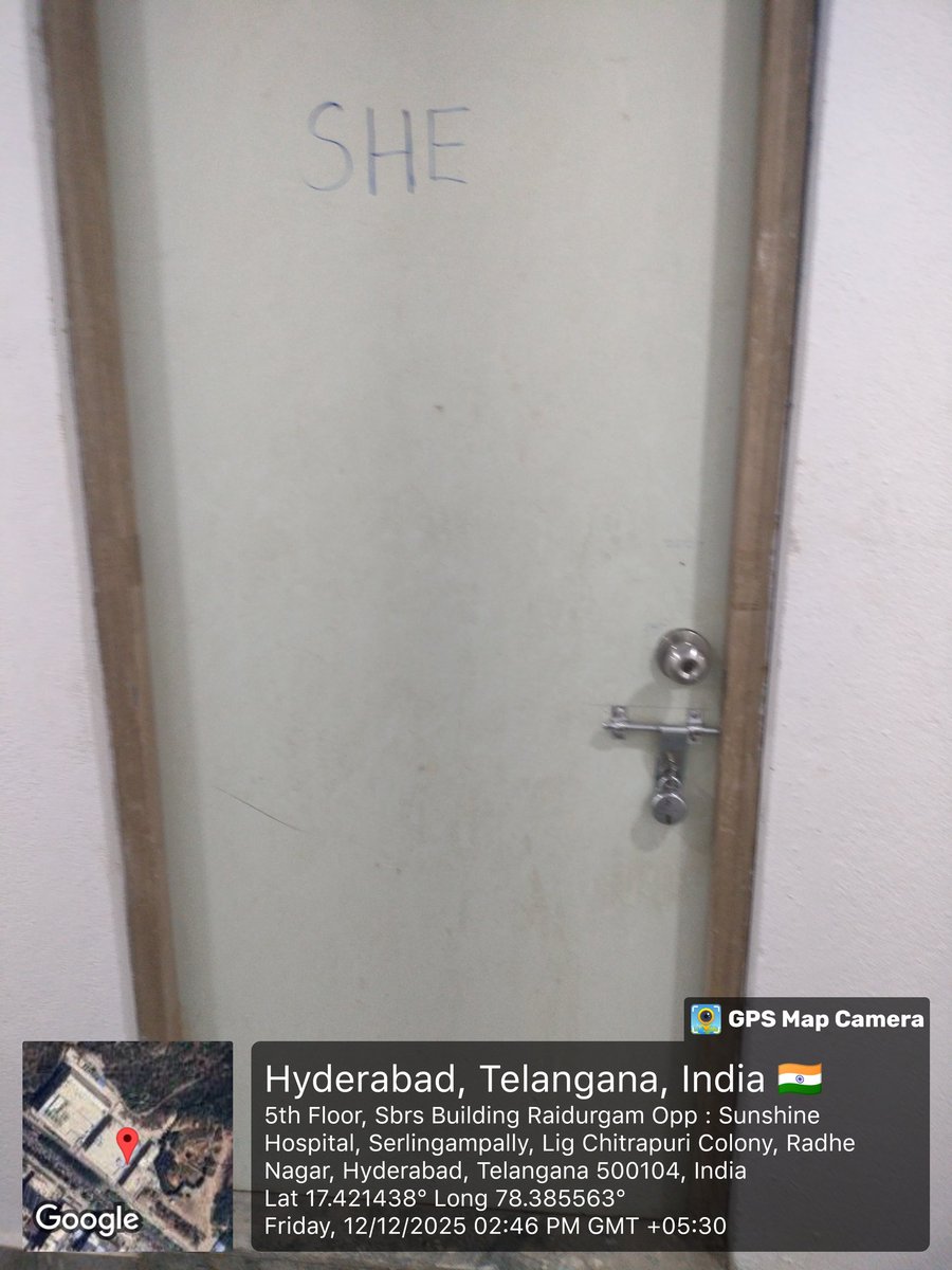 ur_sathya's tweet photo. No washrooms for females at Passport Seva Kendra, Raidurgam, Hyderabad 
@passportsevamea @MEAIndia @MoHFW_INDIA @htTweets @TelanganaCMO @BJP4India @BJP4Telangana https://t.co/tKnw6gGFWr