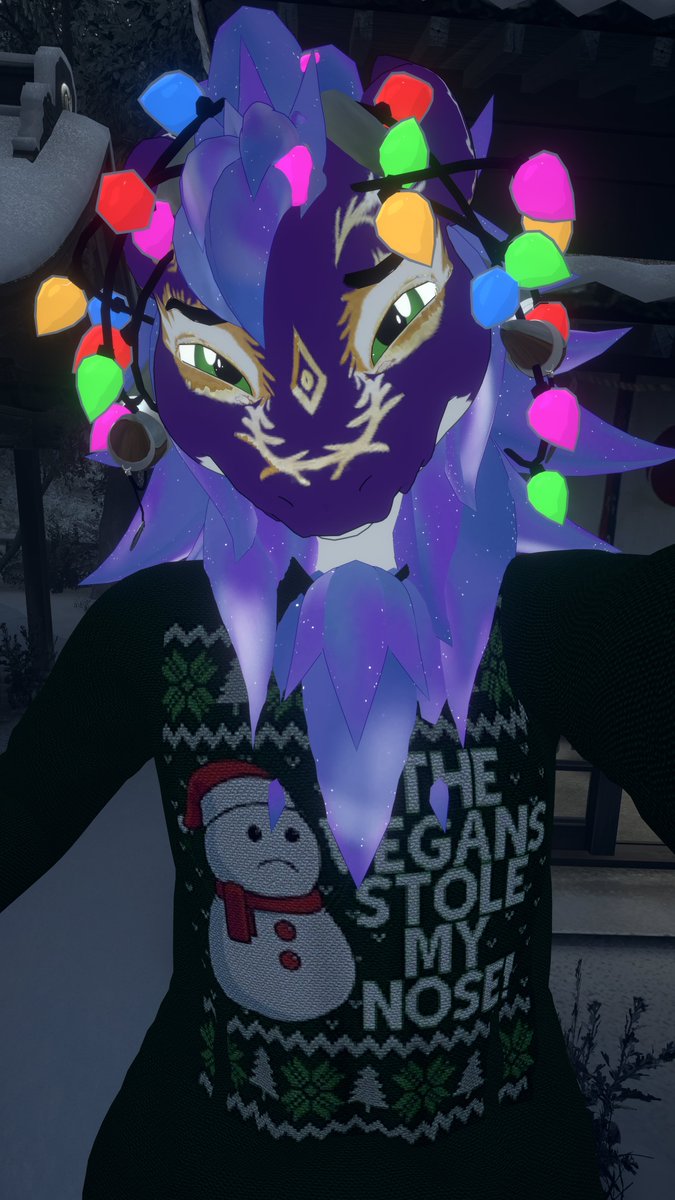 Hey everyone, happy Friday! <3 #wickerbeast #VRChat #ChristmasJumperDay