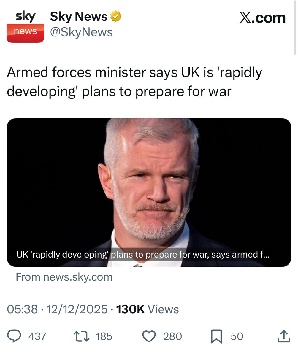 paulmasonnews's tweet image. Looks like the UK public are starting to realise the seriousness of the situation we are in and the need for rearmament. A short 🧵on where the "whole of society" conversation on Defence has to go next 1/ Understand the threat is real...
