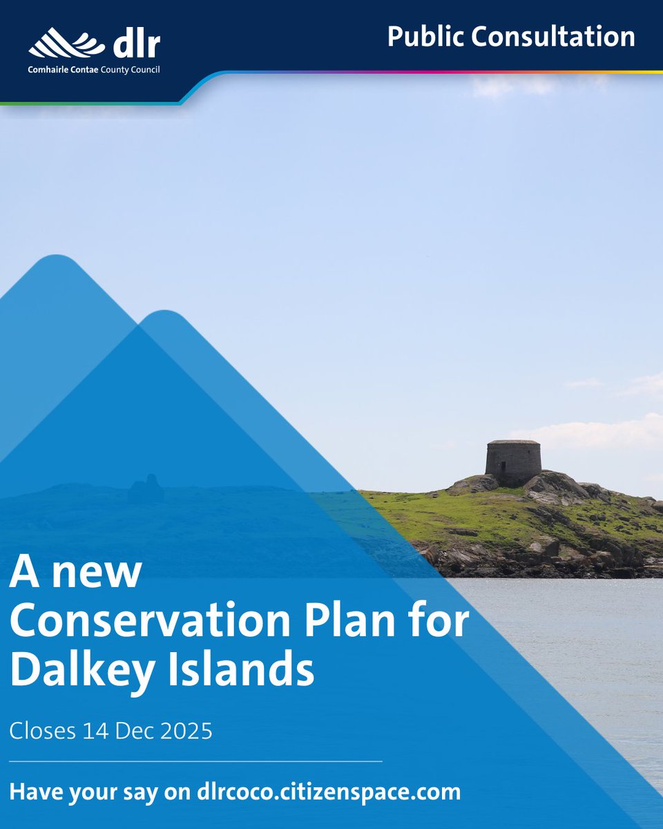 dlrcc's tweet image. #HaveYourSay on the future of the Dalkey Islands.
Submissions are open until close of business 14 December.   
Your voice matters. We would like to hear your views!
Click the link to learn more bit.ly/dlrDalkeyIslan…