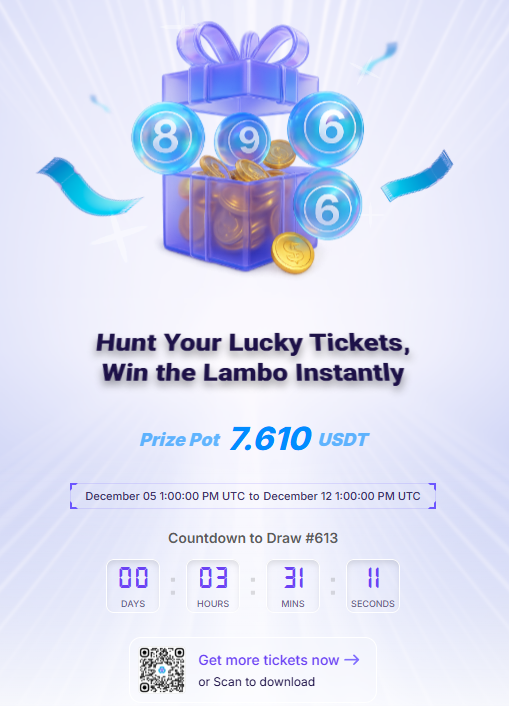 AI_Hyra's tweet photo. ⏰ 3 HOURS LEFT UNTIL LAMBO BALLS #613 🚀

Prize pot: 7,610 USDT and counting… 💰
If you’ve been waiting for a sign to ape in - this is it.

Every spin = a new shot at the pot.
Miss this draw, wait another week. 👀

🗓 Draw time: 1 PM UTC – Dec 12
🎟 Play now: https://t.co/wU4GoIRhc6