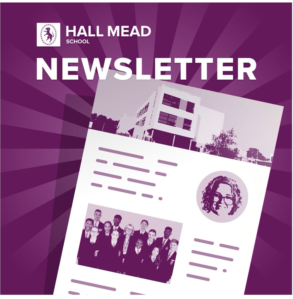 hallmead's tweet photo. Wow! Another stunning edition of our Headteacher Newsletter has arrived for your enjoyment! 

You can find a copy of it here:  https://t.co/6yBXxeg1oJ

What an incredibly talented, kind and thoughtful community we have 💜⭐️🫶🎉

@elatrust @HallMeadPastor1 @MattDronfield https://t.co/bTwA1vIOo2