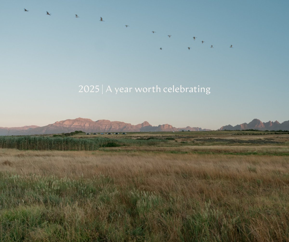 2025 has been a year of meaningful progress and shared achievements.

From launching our new hotel to a proud global win for Cellar Master Johan Jordaan, each moment has been shaped by the people who believe in what we do.

As Frans K. Smit marks 30 years at Spier, we’re reminded