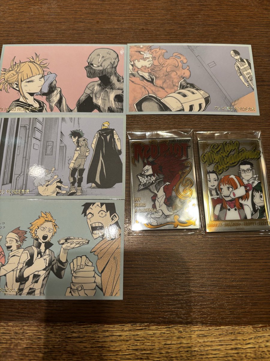 tamami234's tweet photo. 【交換】僕のヒーローアカデミア ヒロアカ 原画展 メモリアルコレクション、パブミラー風アクリルステッカーコレクション

譲｜画像参照

求｜画像参照ハートのもの

難しいとは存じますがご検討よろしくお願いします。 https://t.co/9fj51Bskxs