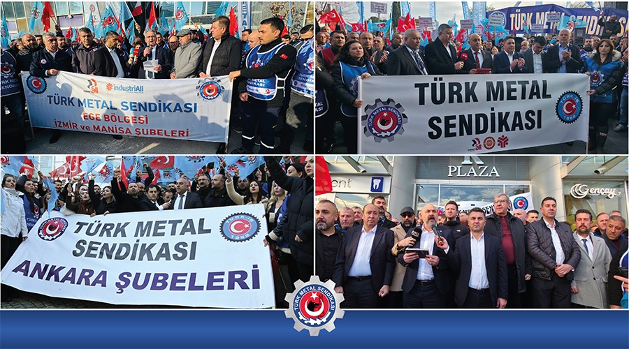 TurkMetalSen's tweet photo. UYUŞMAZLIK SONRASI İLK EYLEMİMİZİ GERÇEKLEŞTİRDİK

Sendikamız Türk Metal ile işveren sendikası MESS arasında yürütülen 2025 – 2027 dönemi Grup Toplu İş Sözleşmesi sürecinde, uyuşmazlık tutanağının tutulmasının ardından Başkanlar Kurulumuzun aldığı karar doğrultusunda ilk eylemimizi MESS’in İstanbul’daki Merkez Ofisi ile Ankara, İzmir ve Bursa’daki Bölge Temsilciliklerinin önünde gerçekleştirdik. Sürece ilişkin tutumumuzu bir basın açıklamasıyla kamuoyuyla paylaştık.

Haberin detayları için : https://t.co/hST0ekfU6Y