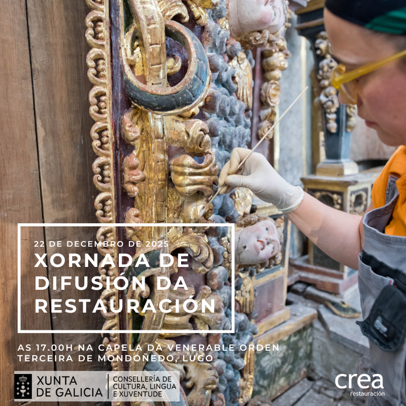 crearest's tweet photo. Si el 22 de diciembre no os toca la #Loteria por la mañana y no os vais a comprar una isla en el Caribe
¡os esperamos en #Mondoñedo a las 17:00h para la jornada de divulgación sobre la restauración del retablo de la Orden Tercera! #restauración #patrimonio #retablo #Galicia https://t.co/dFph1MYTmQ