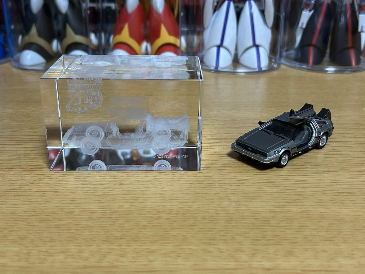 映画館で買ったデロリアングッズ⚡️ 入場特典はもちろん、クリスタル