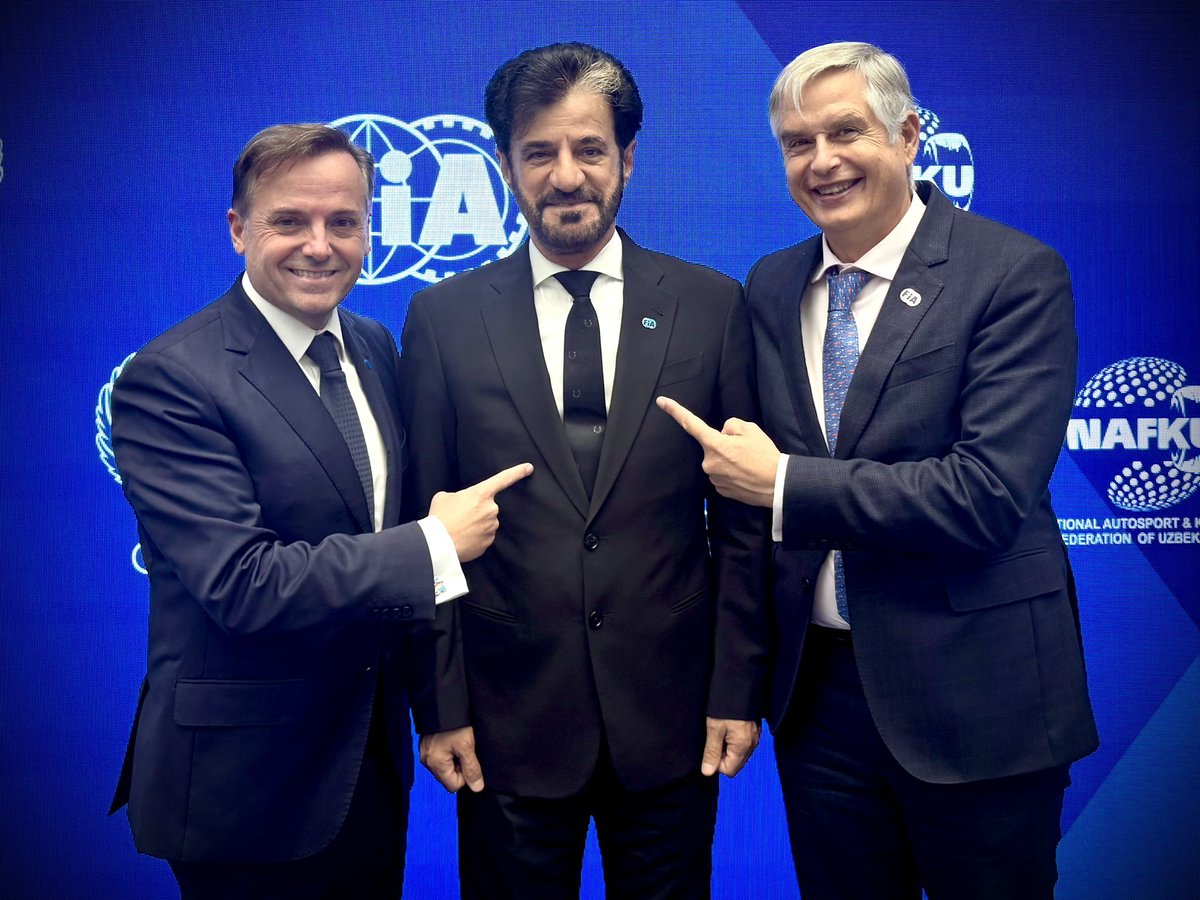 SoyMotor's tweet photo. 🚨Mohammed Ben Sulayem, reelegido presidente de la FIA 

➡️Ha contado con el 91,5% de los votos, el respaldo casi unánime de los cerca de 300 clubes que conforman la Federación

🙌Manuel Aviñó repite como vicepresidente y Carmelo Sanz de Barros como presidente del Senado, ¡enhorabuena!