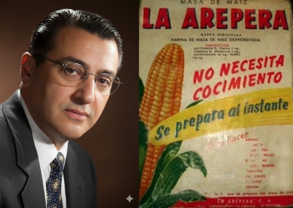 blindadosalas1's tweet photo. #InMemoriam El 12/12/1903 nació LUIS CABALLERO MEJÍAS 🇻🇪 Brillante ingeniero, investigador y docente. Creador de #LaArepera Primera Harina de Maíz Precocida (1954) cuya patente fue adquirida tras su súbita muerte (12/10/1959) por #EmpresasPolar para producir la #HarinaPAN 🫓 https://t.co/UjLFb7egcT