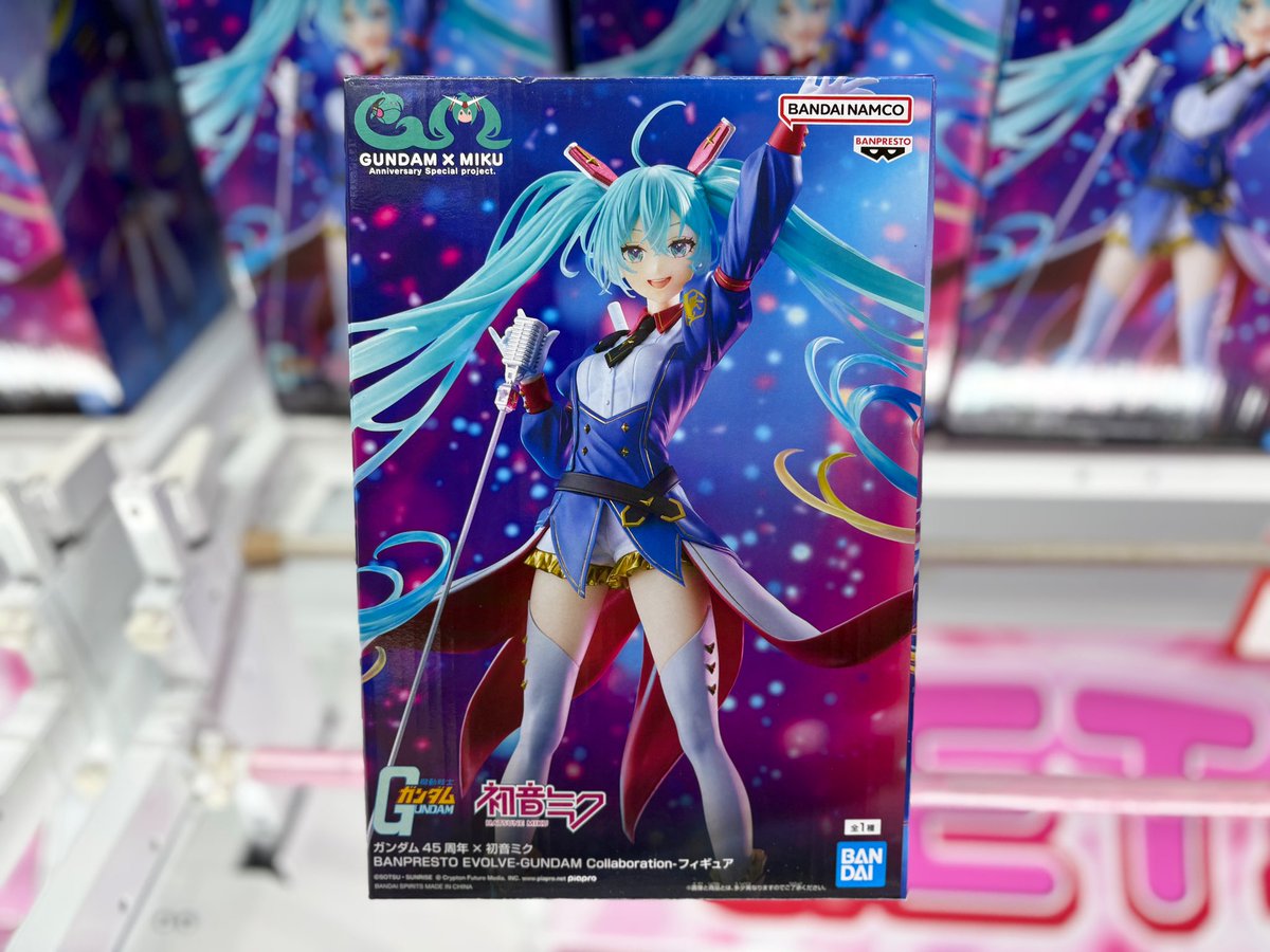 🌟景品入荷情報🌟 ◽️ガンダム×初音ミク フィギュア ◽️オーバー