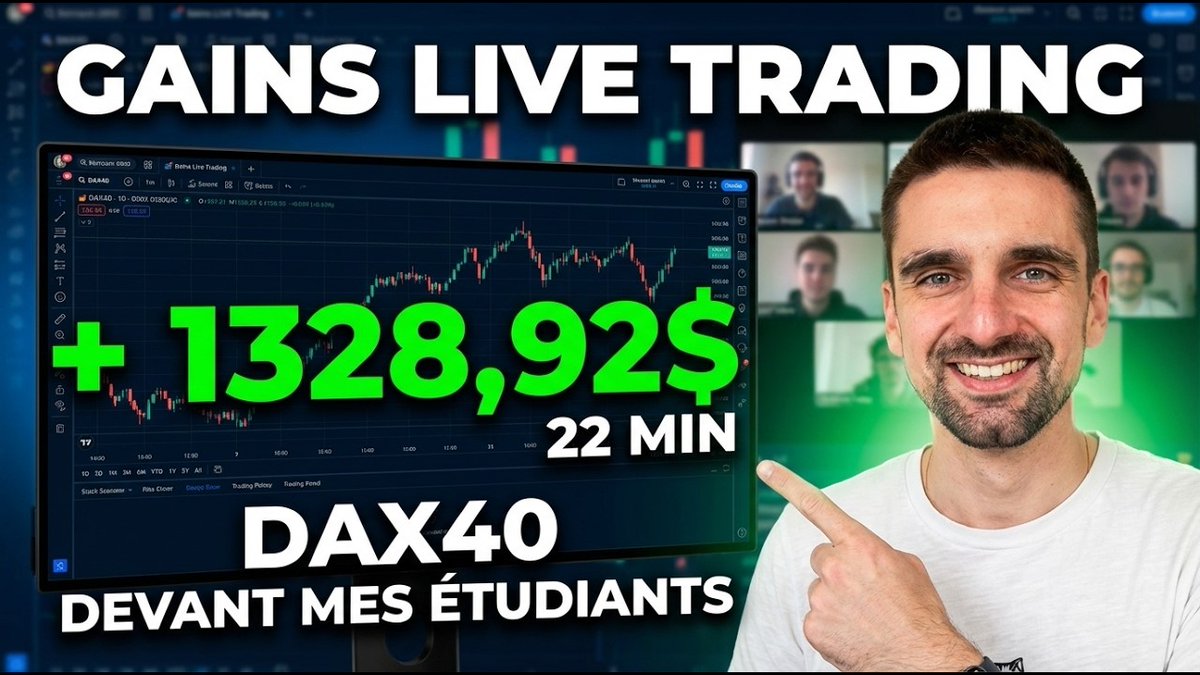 AlexTradingFr's tweet image. 🔥 Live Trading : +1 328,92 $ en seulement 22 minutes !
👉 À voir ici : youtu.be/LBX9CpHaoIQ

#Trading #LiveTrading #Bourse #Investissement #TraderLife #AlexTrading #Forex #DayTrading #Résultats #MarchésFinanciers