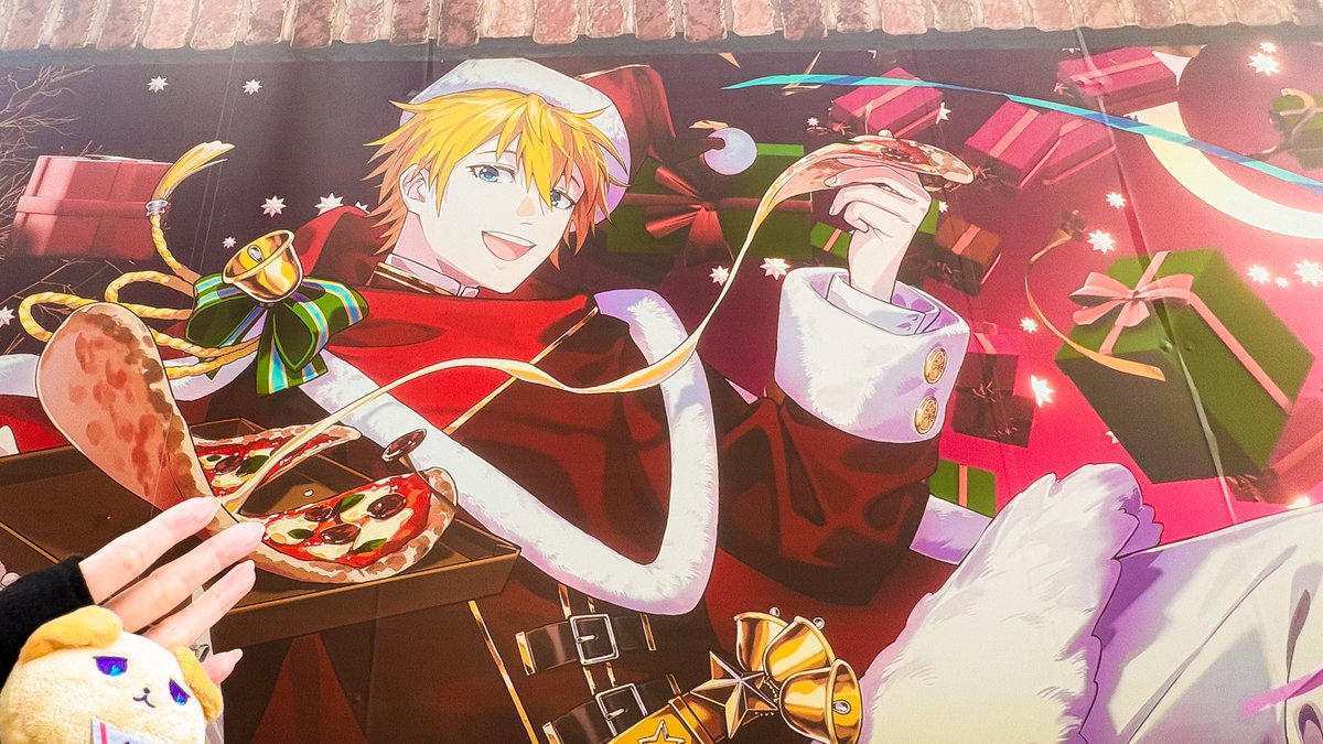 英友〜〜〜〜〜！！！🎅🍕🍤 #にじサンタを探せ