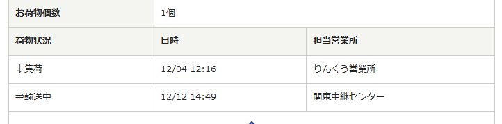 locry's tweet image. りんくう営業所からやっと動いたぁ！！！！
検索するともっと前から止まってる人、後から早く着いた人がちらほら居るから、佐川さん大変だと思うけど先入れ先出しで頑張ってね！お疲れ様ですッ！